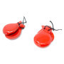 Paire de Castagnettes Espagnoles en Bois de Pin pour Enfants - 6 cm