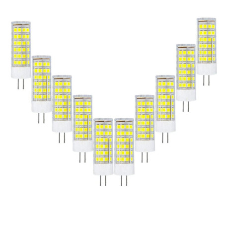 Lot de 10 Ampoules LED G4 7W Blanc Froid 6000K - Économie d'Énergie