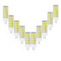 Lot de 10 Ampoules LED G4 7W Blanc Froid 6000K - Économie d'Énergie