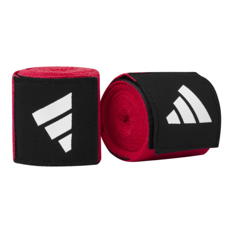 Bandages de Boxe adidas IBA 5m - Protection Poignet Rouge