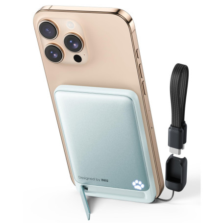 Batterie Externe Magnétique INIU 20W - 5000mAh, Charge Rapide pour iPhone et Samsung