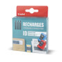 Lot de 3 Recharges d'Encre Noire Indélébile pour ID Protector - Trodat