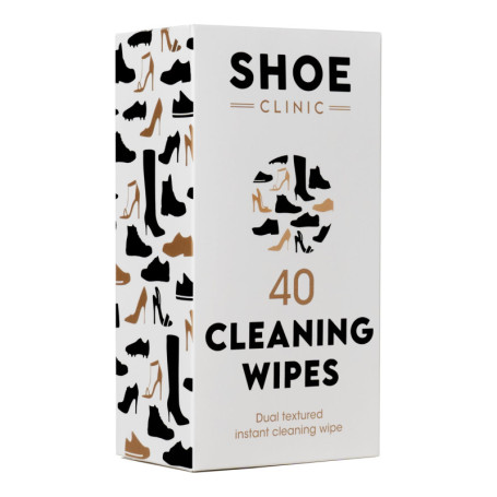 Lingettes Nettoyantes Pratiques pour Chaussures - Lot de 40