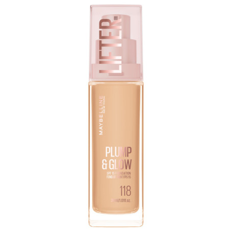 Fond de Teint Lifter Plump & Glow Maybelline - Teinte 118 - 30 ml