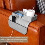 Plateau Accoudoir Canapé en Silicone - Rangement Pratique et Élégant