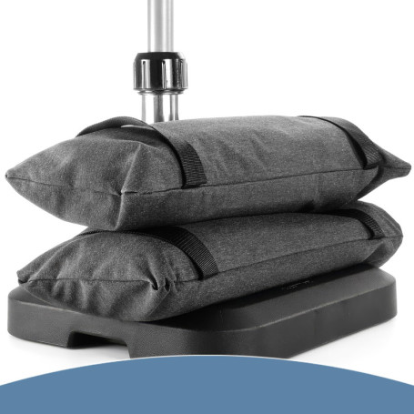 Lot de 2 Sacs de Sable de 15 kg pour Parasol - 4smile