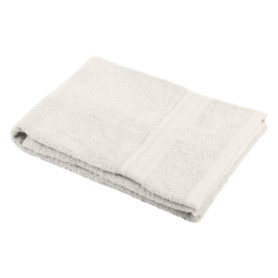 Serviette de Bain Ecru 30x50 cm en Coton Bio - Modèle Lagune
