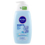 NIVEA Bain Doux Bébé 450ml - Mousse Hydratante au Lait d'Amande