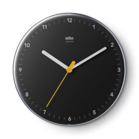 Horloge Murale Braun Classique Radiocommandée - Noir 23 cm