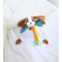 Doudou Attache Sucette Lucien le Chien - Peluche Douce pour Bébé