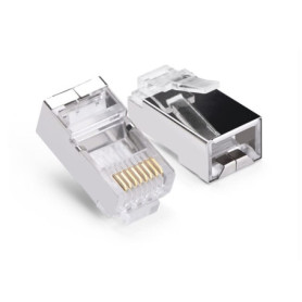 Câblepelado Lot de 10 Connecteurs Ethernet RJ45 CAT6 pour Réseau Gigabit