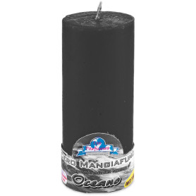 Bougie Parfumée Mange-Fumée La Briantina - Noir, 13 cm