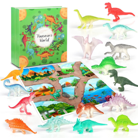 Calendrier de l'Avent Dinosaures 2025 - Surprises pour Enfants