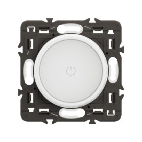 Interrupteur Variateur Rotatif Legrand pour Lampes Dimmables - Blanc