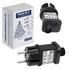 Transformateur LED 36V 12W IP44 pour Éclairage de Noël - Prise Européenne
