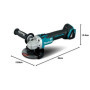 Meuleuse d'Angle Makita 18V Li-Ion Ø 125 mm - Machine Nue DGA506Z