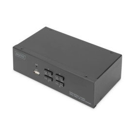 Switch KVM 4 Ports Dual-Display 4K Display-Port - DIGITUS