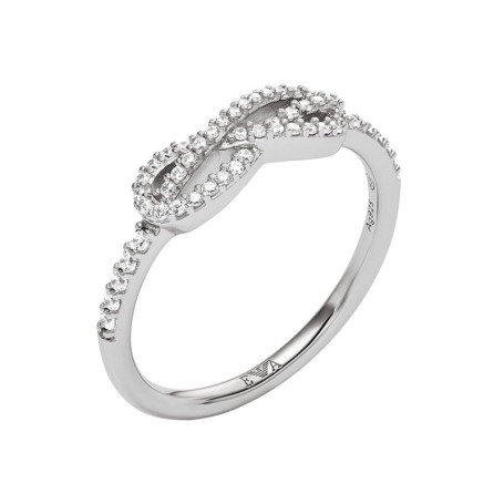 Bague en Argent 925 avec Zircone Blanche pour Femme - Emporio Armani