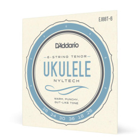Cordes pour Ukulélé Ténor D'Addario EJ88T-6 en Nyltech