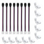 Kit de Connecteurs LED RVB 4 Broches - 10 Connecteurs Sans Soudure