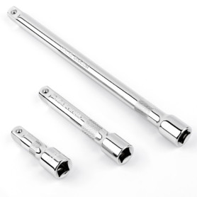 Jeu de 3 rallonges à cliquet 1/2" - 75 mm, 125 mm, 250 mm