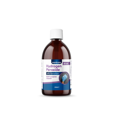 Monicare Peroxyde d’Hydrogène 6% - Nettoyage et Détachage Efficace 250ml