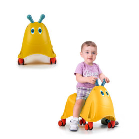 Trotteur Chenille Jaune Casual Runy pour Enfants - Famosa