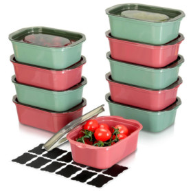 Romon Boîtes Alimentaires Hermétiques 10pcs - Rangement Pratique et Anti-Fuite