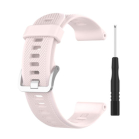 Bracelet Sport en Silicone Multicolore pour Garmin Forerunner 745 - Rose