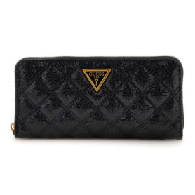 Porte-monnaie GUESS Giully Zip Around Noir élégant