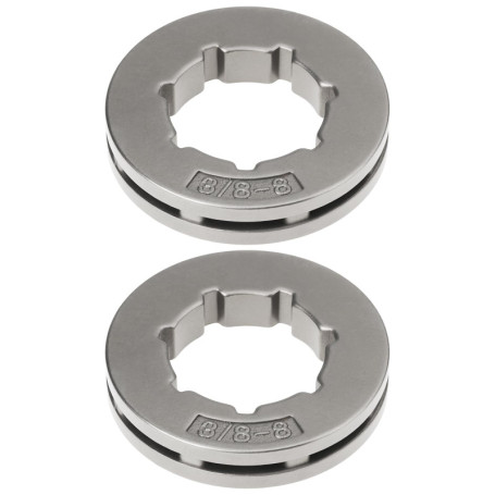 Pack de 2 Pignons de Tronçonneuse 3/8-8T pour Stihl MS461 MS441 MS362 MS360