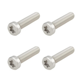 Lot de 4 Boulons Torx T30 en Acier Inoxydable pour Tronçonneuses Stihl - M6 x 25 mm