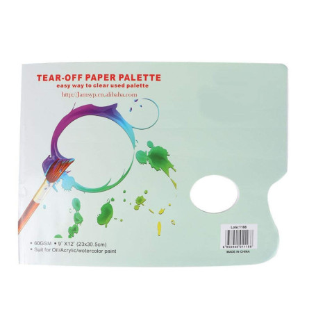 Palette de Papier HEEPDD A4 - 35 Feuilles pour Peinture Artistique