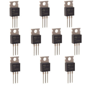 HeyNana Régulateur de Tension L7805CV - Lot de 10 Pièces 5V 1,5A TO-220