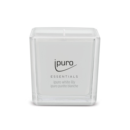 Bougie Parfumée Élégante Ipuro - Lys Blanc - 125g