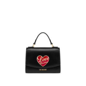 Sac à main Love Moschino en PU noir pour femmes