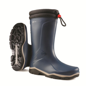 Bottes d'Hiver Dunlop Blizzard Étanches avec Doublure en Fausse Fourrure
