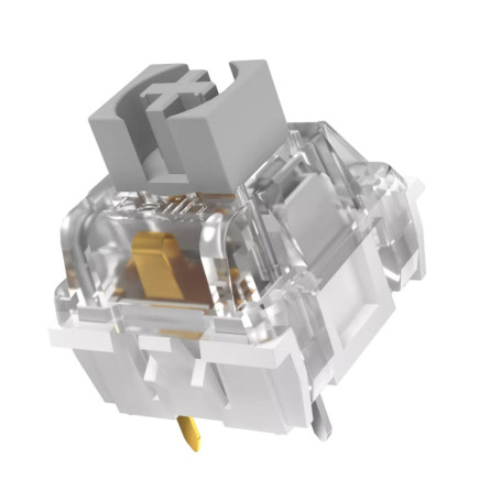 Commutateurs Turbo Kailh Argent pour Claviers Mécaniques - 65 Pièces Pré-lubrifiés