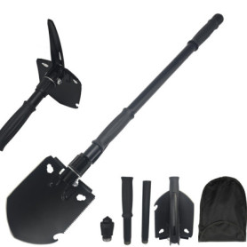 Pelle Pliante Multifonction en Acier au Carbone - 81.5 cm