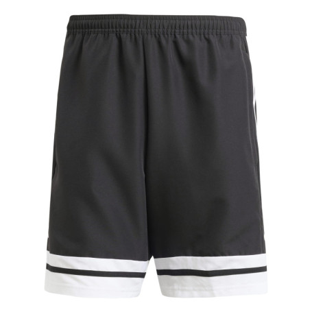 Short de Sport adidas Herren SQUADRA25 en Polyester Recyclé - Noir/Blanc, Taille L