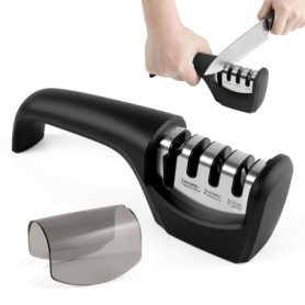 Aiguiseur de Couteaux 4 en 1 Carehabi - Affuteur Professionnel Ergonomique