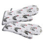 Gants de Four Anti Chaleur Poule Imprimé - 100% Coton - Spotted Dog Gift Company