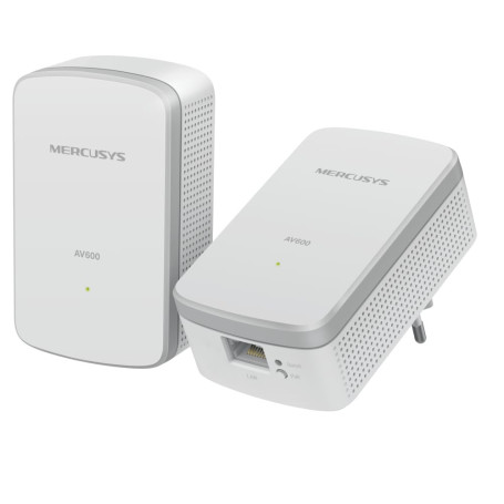 Kit Adaptateurs Powerline MERCUSYS MP300 AV600 - 600 Mbps, Plug & Play