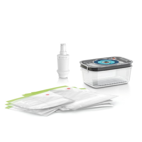 Kit de Conservation Sous Vide Bosch avec Sacs Réutilisables en Tritan