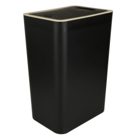 Poubelle de Cuisine MIVIDE 12L avec Couvercle Tactile - Noir
