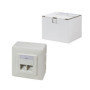 Prise RJ45 encastrable LogiLink Cat6 avec blindage - 2 ports inclinés