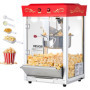 Machine à Pop Corn VEVOR 800 W avec Bol en Inox et Éclairage LED