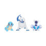 Pack de 3 Figurines de Combat Pokémon - Carapuce, Rapion et Absol