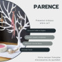 Présentoir à Bijoux Arbre Cerf PARENCE - Organisateur Élégant pour Boucles d'Oreilles et Colliers