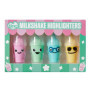 Ensemble de Surligneurs Milkshake Tinc - Lot de 4 Marqueurs Colorés pour École